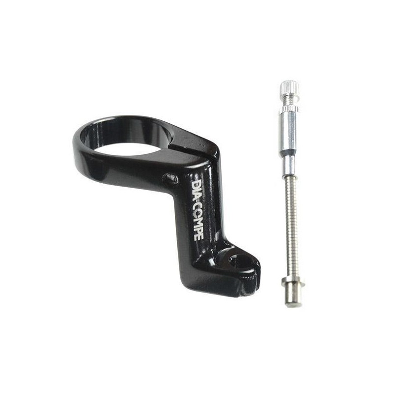 PERCHA CABLE 28.6-1 1/8",BLACK ANODIZED, JL HEADER CARD